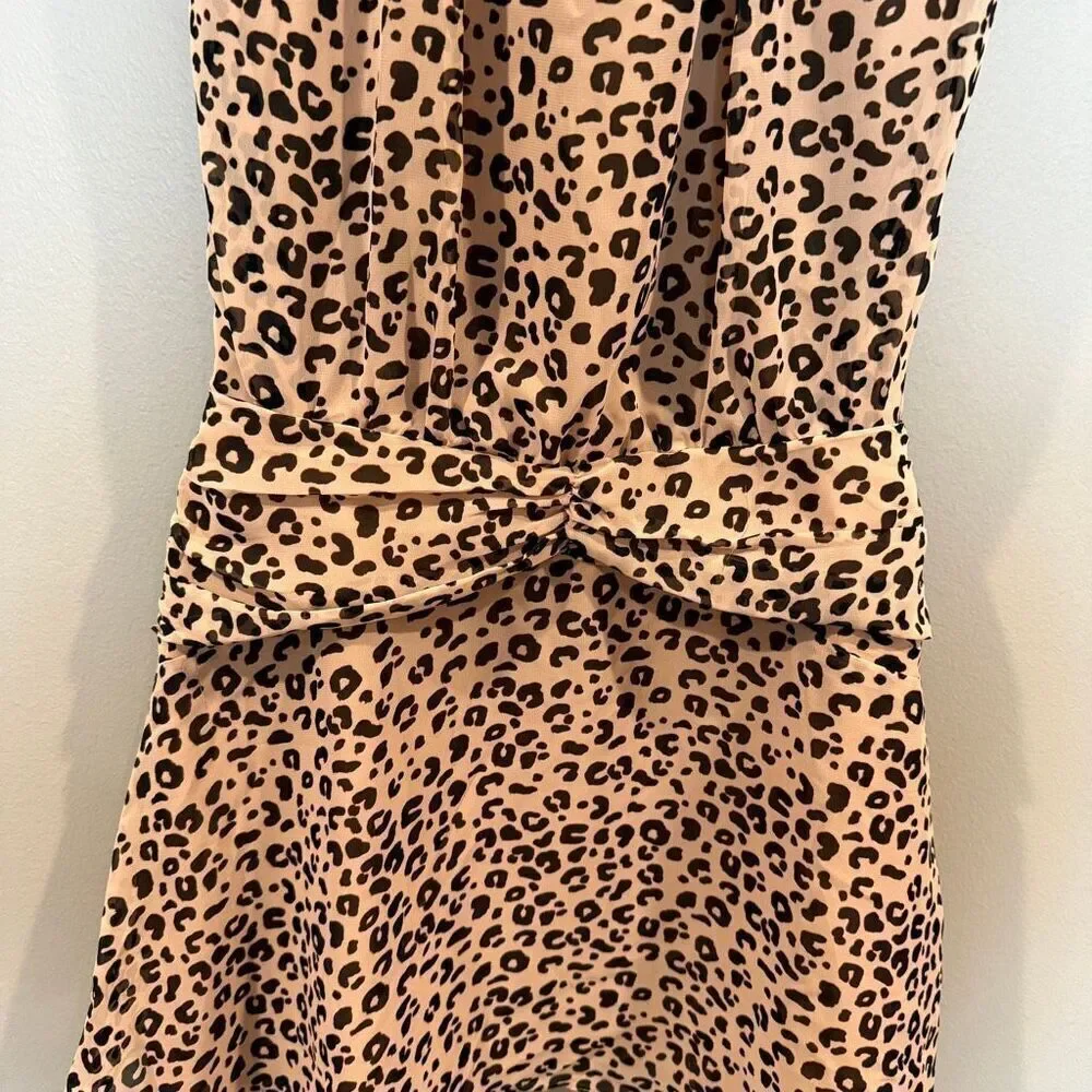ASOS Leopard dress Size 6 - Picture 3 of 9
